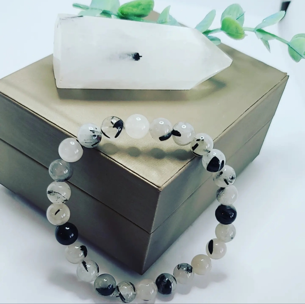 Rutilated Quartz bracelet